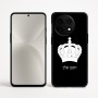 כיסוי בעיצוב אישי עם השם שלך לדגם - OnePlus 12R בעיצוב כתר מלכותי