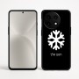 כיסוי בעיצוב אישי עם השם שלך לדגם - OnePlus 12R בעיצוב שלג