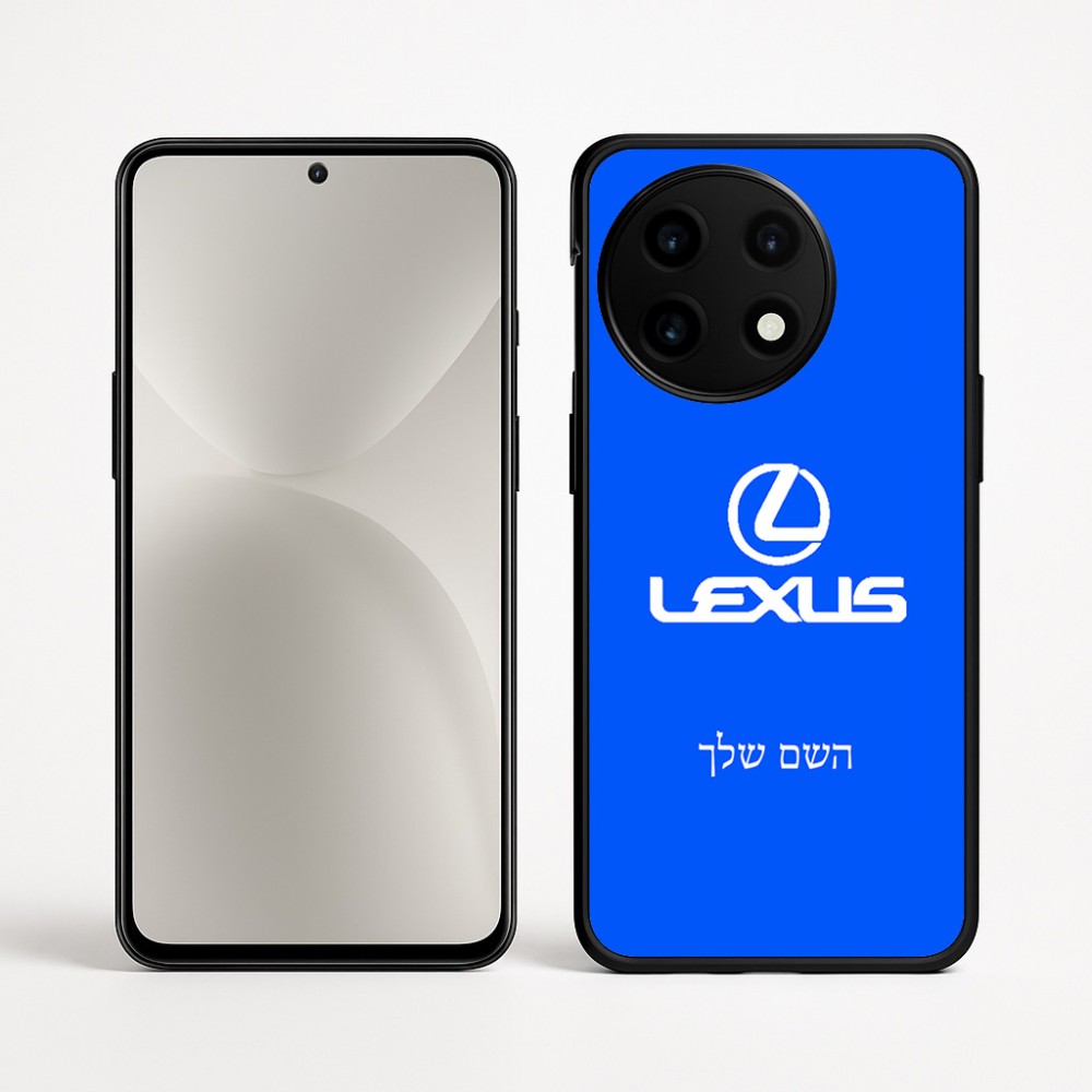 כיסוי בעיצוב אישי עם השם שלך לדגם - OnePlus 12R בעיצוב לקסוס