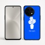 כיסוי בעיצוב אישי עם השם שלך לדגם - OnePlus 12R בעיצוב פרח