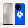 כיסוי בעיצוב אישי עם השם שלך לדגם - OnePlus 12R בעיצוב פרח היביסקוס