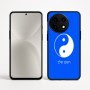 כיסוי בעיצוב אישי עם השם שלך לדגם - OnePlus 12R בעיצוב סמל יינג יאנג