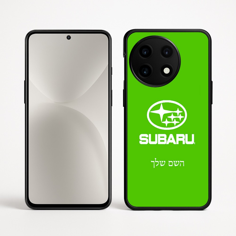כיסוי בעיצוב אישי עם השם שלך לדגם - OnePlus 12R בעיצוב סובארו