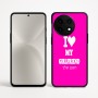 כיסוי בעיצוב אישי עם השם שלך לדגם - OnePlus 12R בעיצוב אוהב את החברה שלי