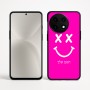 כיסוי בעיצוב אישי עם השם שלך לדגם - OnePlus 12R בעיצוב סמיילי