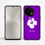כיסוי בעיצוב אישי עם השם שלך לדגם - OnePlus 12R בעיצוב פרח היביסקוס