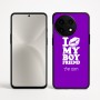 כיסוי בעיצוב אישי עם השם שלך לדגם - OnePlus 12R בעיצוב נשקי את חבר שלי