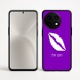 כיסוי בעיצוב אישי עם השם שלך לדגם - OnePlus 12R בעיצוב שפתיים - נשיקה