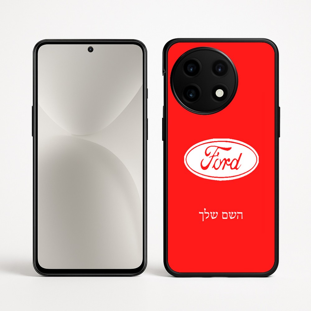 כיסוי בעיצוב אישי עם השם שלך לדגם - OnePlus 12R בעיצוב לחצות