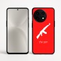 כיסוי בעיצוב אישי עם השם שלך לדגם - OnePlus 12R בעיצוב אק 47