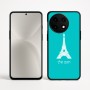 כיסוי בעיצוב אישי עם השם שלך לדגם - OnePlus 12R בעיצוב מגדל אייפל