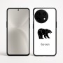כיסוי בעיצוב אישי עם השם שלך לדגם - OnePlus 12R בעיצוב דוב