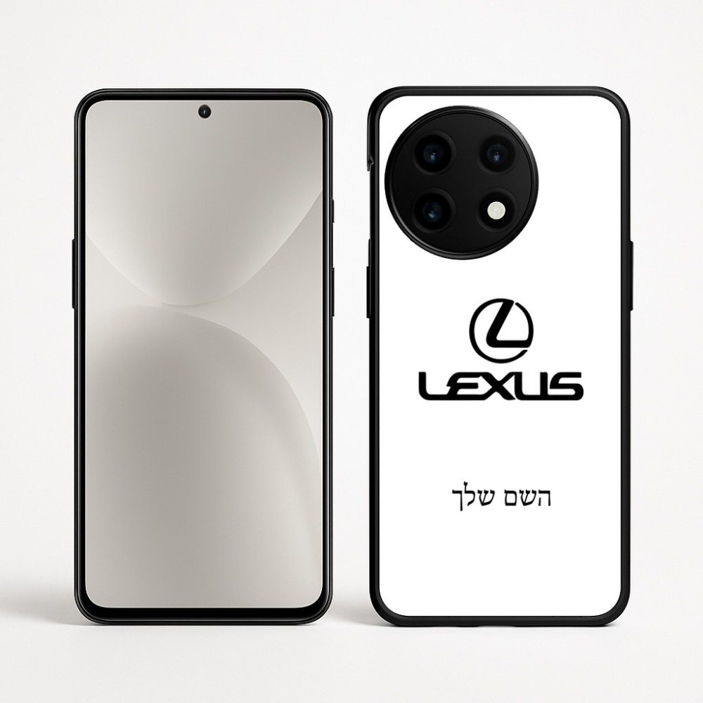 כיסוי בעיצוב אישי עם השם שלך לדגם - OnePlus 12R בעיצוב לקסוס