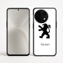 כיסוי בעיצוב אישי עם השם שלך לדגם - OnePlus 12R בעיצוב פיג'ו