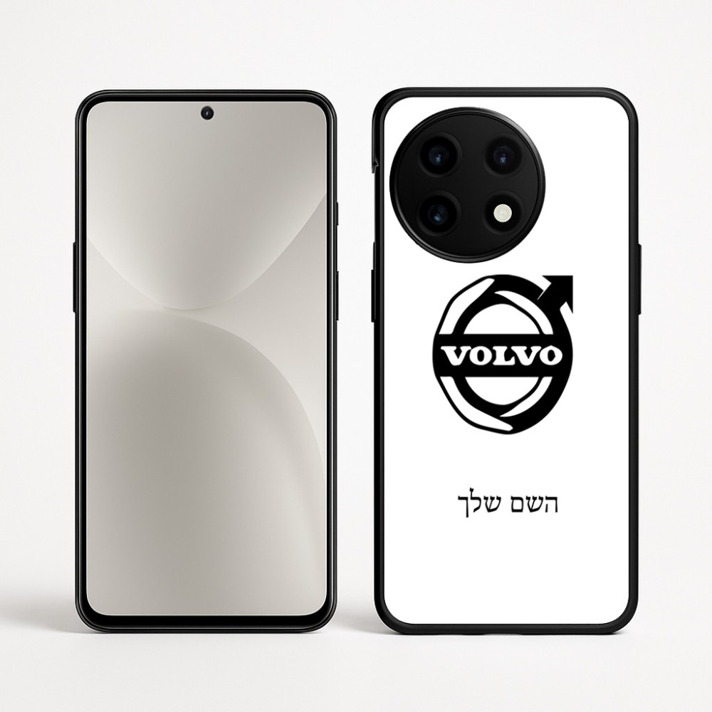 כיסוי בעיצוב אישי עם השם שלך לדגם - OnePlus 12R בעיצוב וולוו