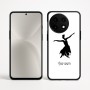 כיסוי בעיצוב אישי עם השם שלך לדגם - OnePlus 12R בעיצוב בלרינה
