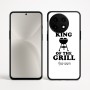 כיסוי בעיצוב אישי עם השם שלך לדגם - OnePlus 12R בעיצוב מלך הגריל