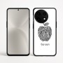 כיסוי בעיצוב אישי עם השם שלך לדגם - OnePlus 12R בעיצוב הדפס תפוח