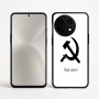 כיסוי בעיצוב אישי עם השם שלך לדגם - OnePlus 12R בעיצוב פטיש ומגל