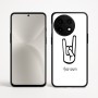 כיסוי בעיצוב אישי עם השם שלך לדגם - OnePlus 12R בעיצוב יד סלע