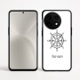 כיסוי בעיצוב אישי עם השם שלך לדגם - OnePlus 12R בעיצוב הגה - קפטן - ים