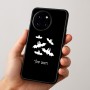 כיסוי בעיצוב אישי עם השם שלך לדגם - OnePlus 12R בעיצוב עטלפים