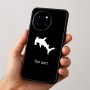 כיסוי בעיצוב אישי עם השם שלך לדגם - OnePlus 12R בעיצוב כריש ראש פטיש