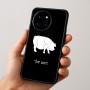 כיסוי בעיצוב אישי עם השם שלך לדגם - OnePlus 12R בעיצוב חזיר