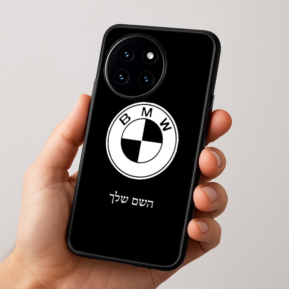 כיסוי בעיצוב אישי עם השם שלך לדגם - OnePlus 12R בעיצוב ב.מ.וו