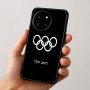 כיסוי בעיצוב אישי עם השם שלך לדגם - OnePlus 12R בעיצוב אולימפי