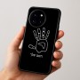 כיסוי בעיצוב אישי עם השם שלך לדגם - OnePlus 12R בעיצוב יד