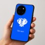 כיסוי בעיצוב אישי עם השם שלך לדגם - OnePlus 12R בעיצוב ראש פיל