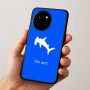 כיסוי בעיצוב אישי עם השם שלך לדגם - OnePlus 12R בעיצוב כריש ראש פטיש