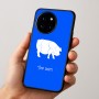 כיסוי בעיצוב אישי עם השם שלך לדגם - OnePlus 12R בעיצוב חזיר