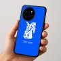 כיסוי בעיצוב אישי עם השם שלך לדגם - OnePlus 12R בעיצוב ארנב מחזיק גזר