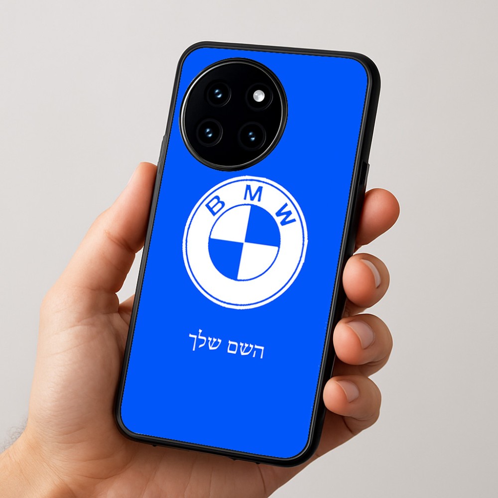 כיסוי בעיצוב אישי עם השם שלך לדגם - OnePlus 12R בעיצוב ב.מ.וו