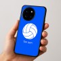 כיסוי בעיצוב אישי עם השם שלך לדגם - OnePlus 12R בעיצוב כדור כדורעף