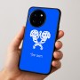 כיסוי בעיצוב אישי עם השם שלך לדגם - OnePlus 12R בעיצוב פרחי קרן