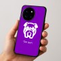 כיסוי בעיצוב אישי עם השם שלך לדגם - OnePlus 12R בעיצוב פרצוף בולדוג