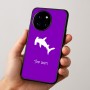 כיסוי בעיצוב אישי עם השם שלך לדגם - OnePlus 12R בעיצוב כריש ראש פטיש