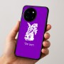כיסוי בעיצוב אישי עם השם שלך לדגם - OnePlus 12R בעיצוב ארנב מחזיק גזר