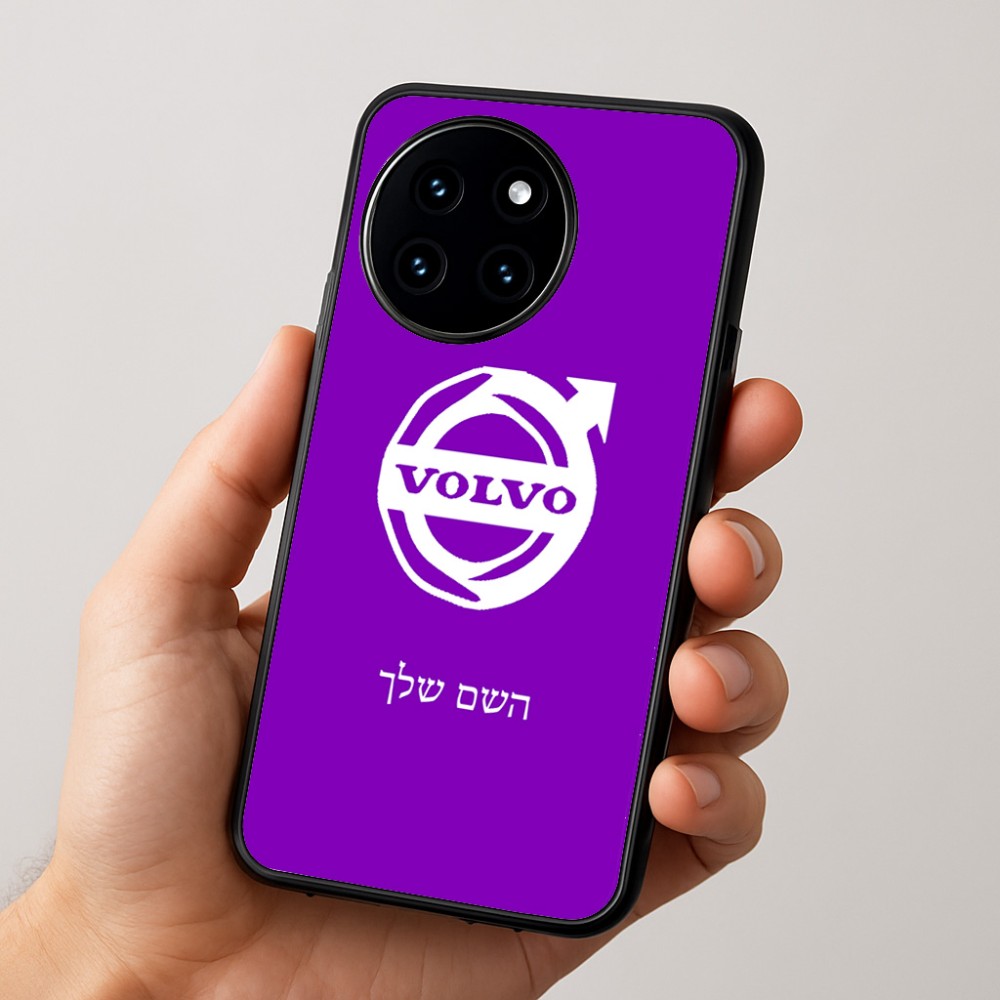 כיסוי בעיצוב אישי עם השם שלך לדגם - OnePlus 12R בעיצוב וולוו