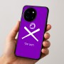 כיסוי בעיצוב אישי עם השם שלך לדגם - OnePlus 12R בעיצוב כדור בסיס