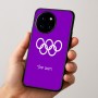 כיסוי בעיצוב אישי עם השם שלך לדגם - OnePlus 12R בעיצוב אולימפי
