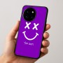 כיסוי בעיצוב אישי עם השם שלך לדגם - OnePlus 12R בעיצוב סמיילי