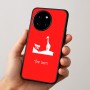 כיסוי בעיצוב אישי עם השם שלך לדגם - OnePlus 12R בעיצוב ג'ירפה באפריקה