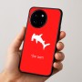 כיסוי בעיצוב אישי עם השם שלך לדגם - OnePlus 12R בעיצוב כריש ראש פטיש