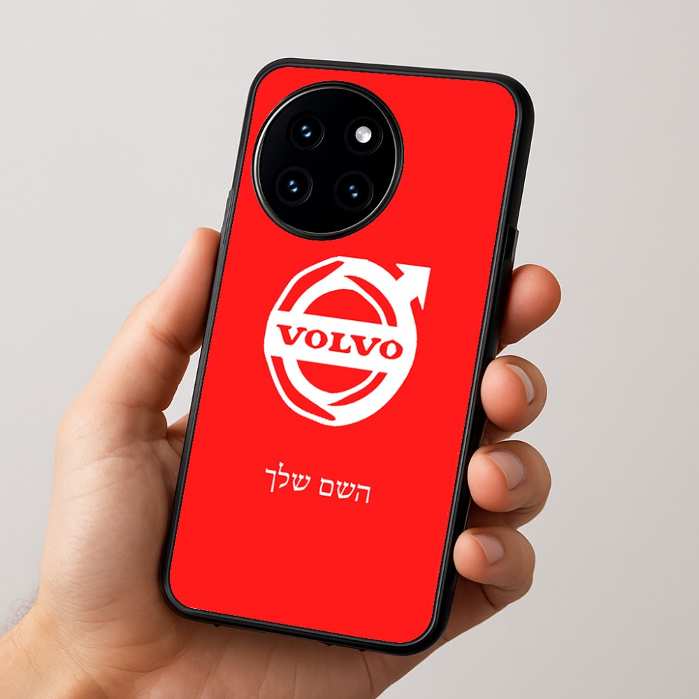 כיסוי בעיצוב אישי עם השם שלך לדגם - OnePlus 12R בעיצוב וולוו