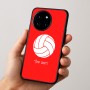 כיסוי בעיצוב אישי עם השם שלך לדגם - OnePlus 12R בעיצוב כדור כדורעף