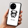 כיסוי בעיצוב אישי עם השם שלך לדגם - OnePlus 12R בעיצוב פרצוף בולדוג